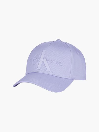 Calvin Klein Táskák & Kiegészítők HU508233 | Calvin Klein Cotton Twill Logo Női Sapka Lila
